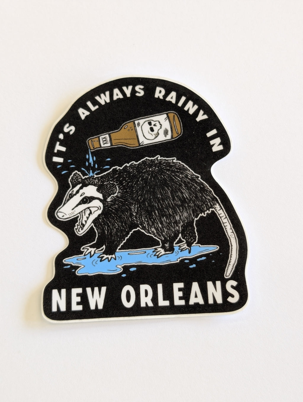 Always Rainy in Nola Sticker