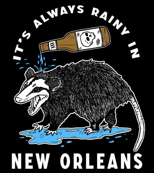 Always Rainy in Nola Sticker
